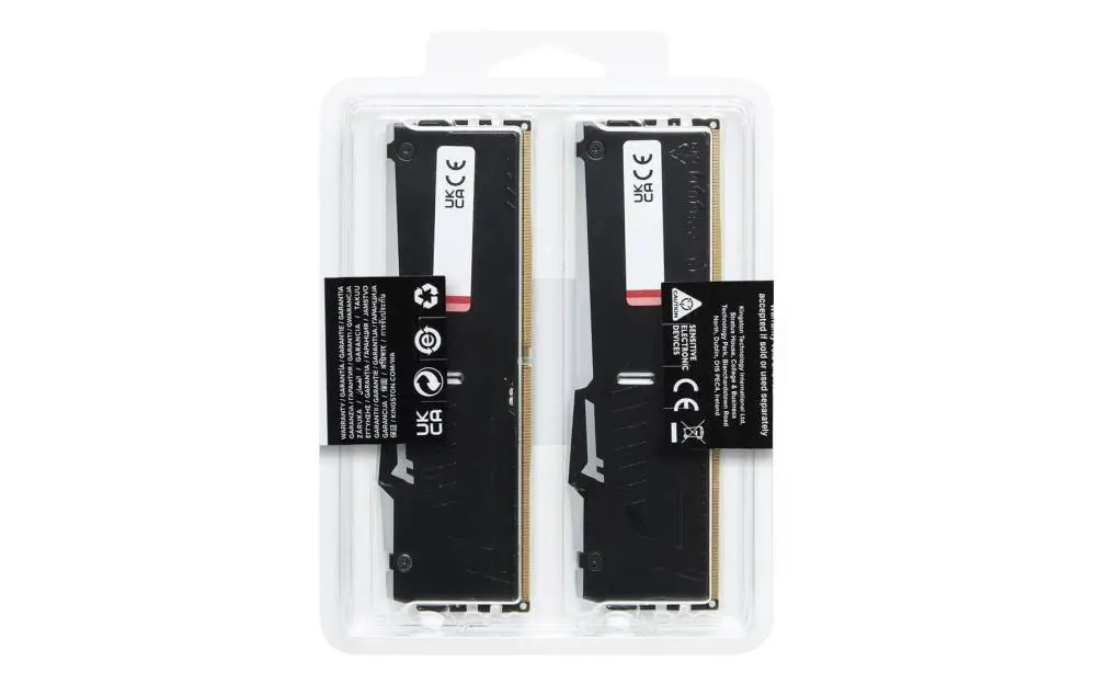 Памет Kingston FURY Beast RGB 32GB (2x16GB) DDR5 6000MHz CL30 EXPO/XMP - KF560C30BBEAK2-32