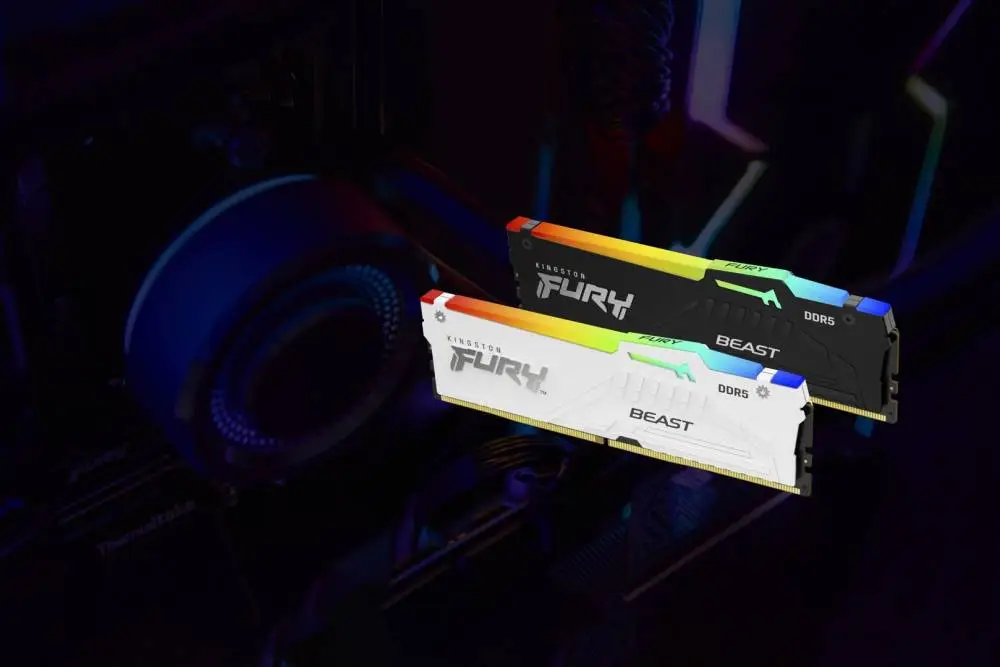 Памет Kingston FURY Beast RGB 32GB (2x16GB) DDR5 6000MHz CL30 EXPO/XMP - KF560C30BBEAK2-32
