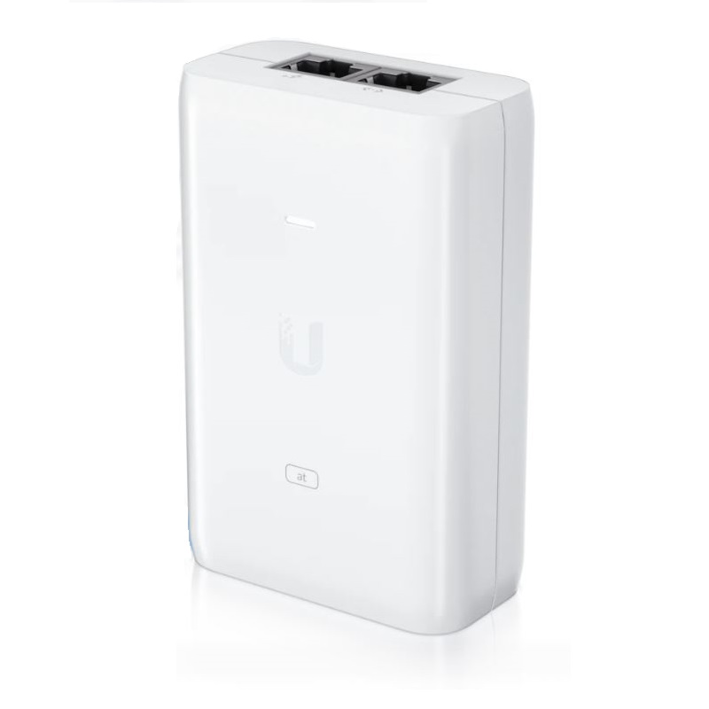 UBIQUITI U-POE-PLUS-EU PoE+ 30W Adapter, 1x Gigabit LAN, IEEE 802.3 - U-POE-PLUS-EU