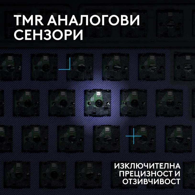 Геймърска механична клавиатура Logitech G512 X 98 - Dual Swap Analog/Mechanical Switch - Black
