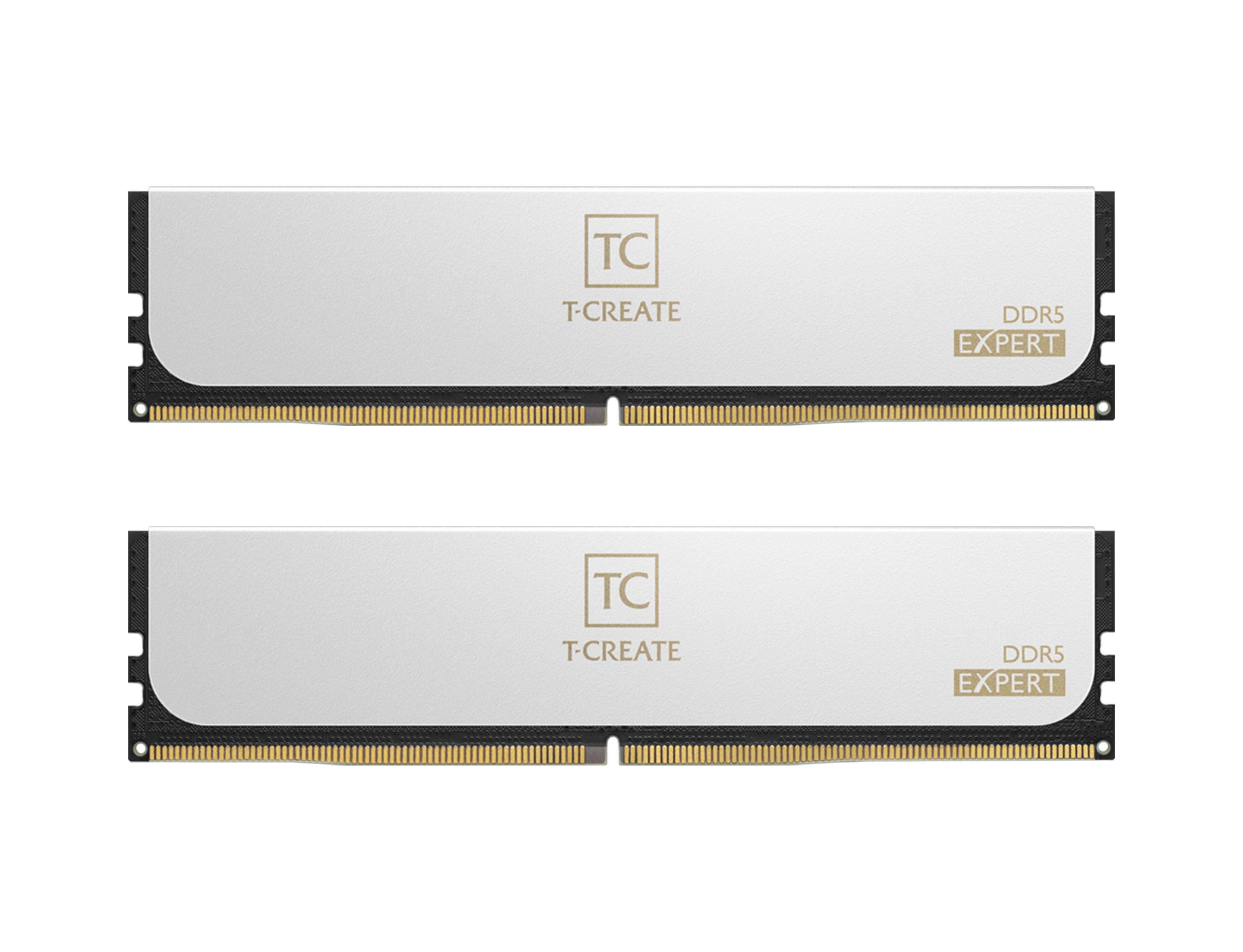 Памет Team Group T-Create Expert White DDR5 32GB (2x16GB) 6000MHz CL38