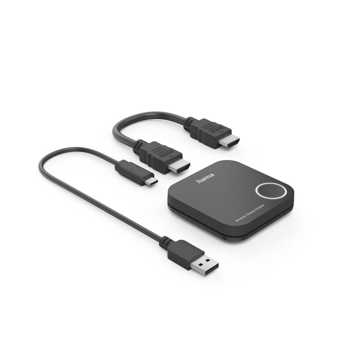 HAMA Безпровідний HDMI адаптер для дисплея, Full HD 1080p, вкл. кабель