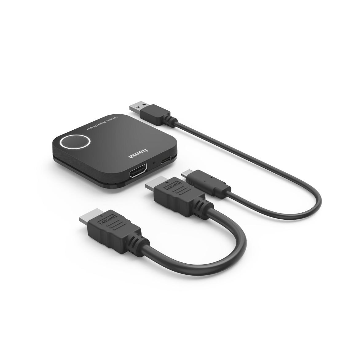 HAMA Безпровідний HDMI адаптер для дисплея, Full HD 1080p, вкл. кабель