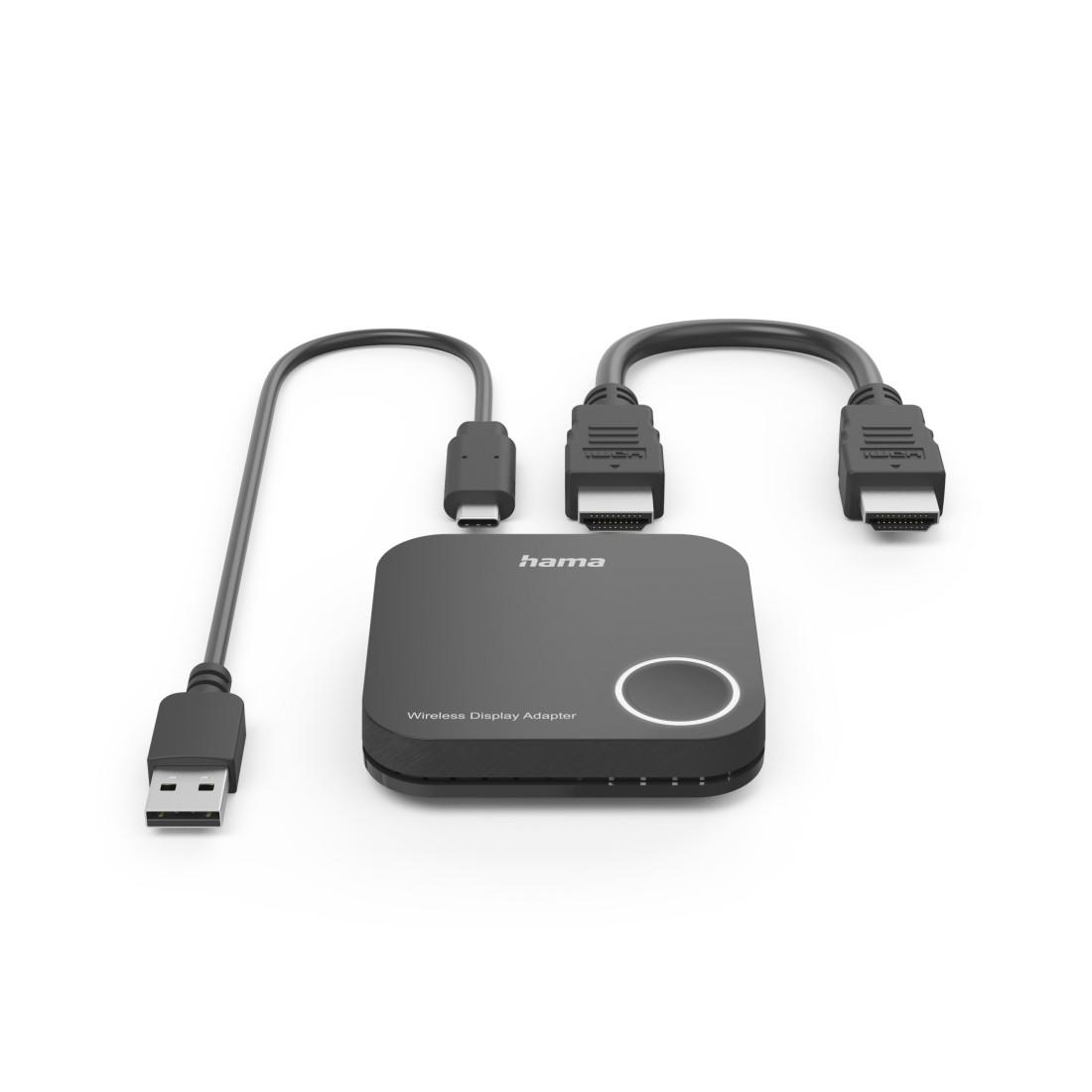 HAMA Безпровідний HDMI адаптер для дисплея, Full HD 1080p, вкл. кабель
