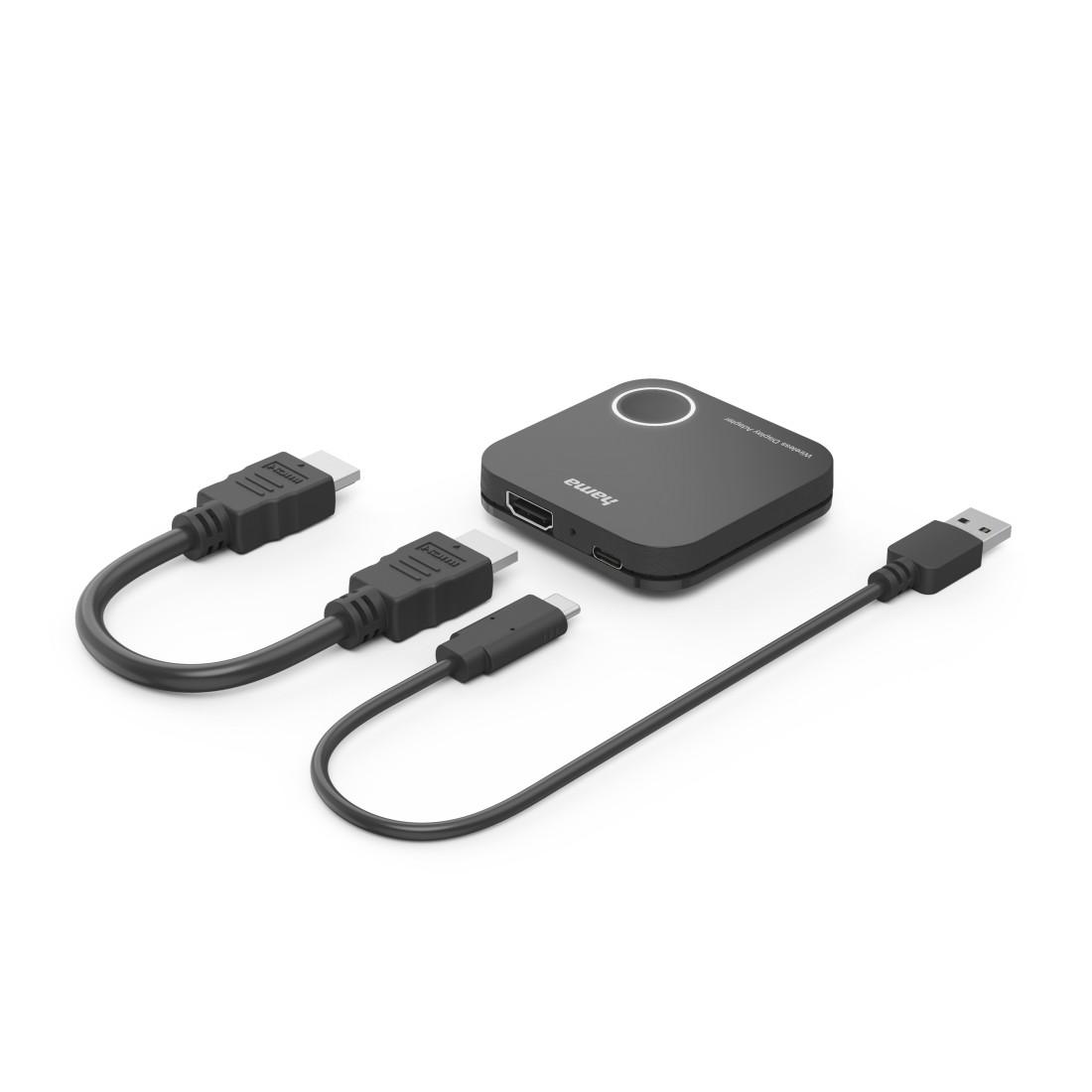 HAMA Безпровідний HDMI адаптер для дисплея, Full HD 1080p, вкл. кабель