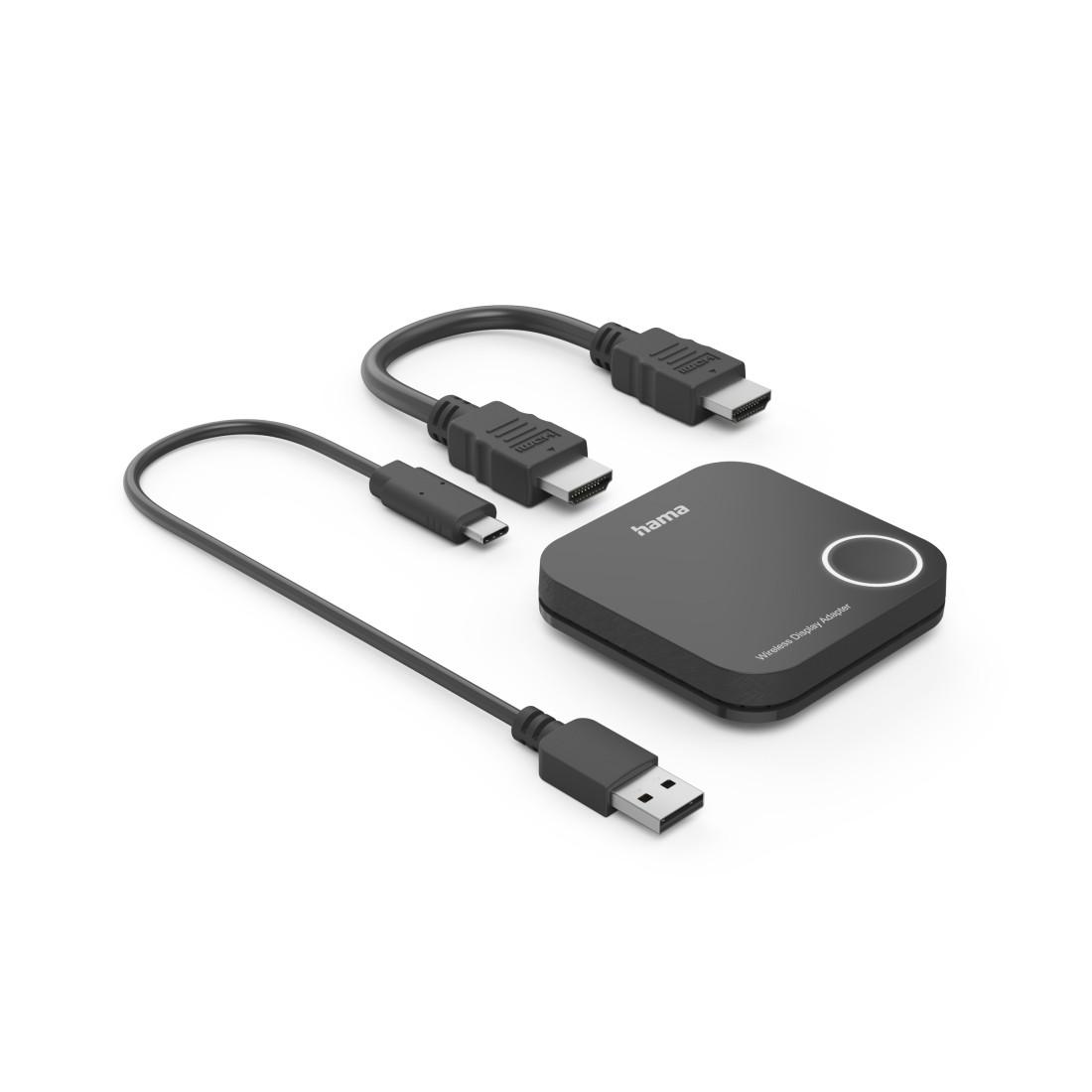 HAMA Безпровідний HDMI адаптер для дисплея, Full HD 1080p, вкл. кабель