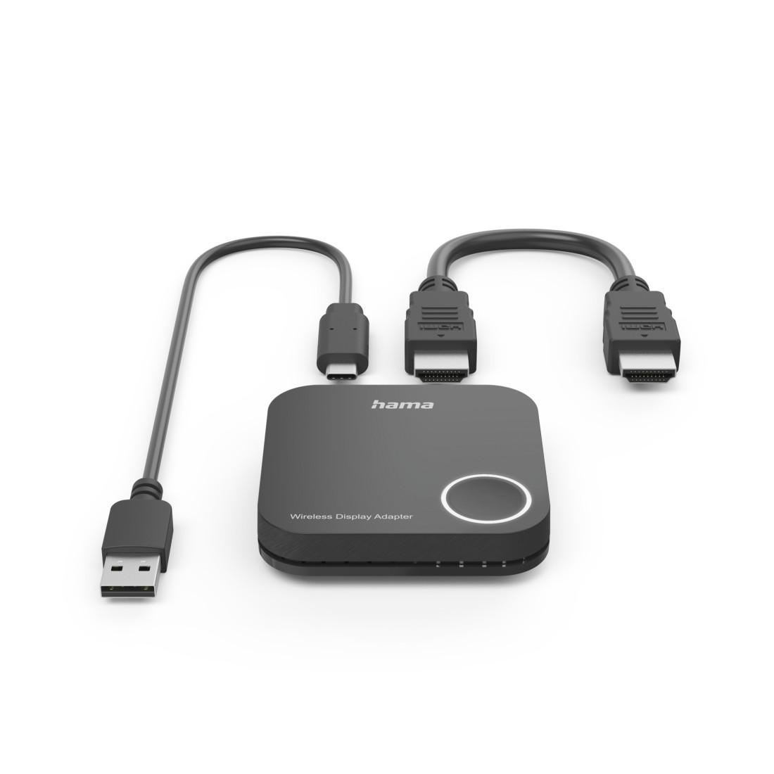 HAMA Безпровідний HDMI адаптер для дисплея, Full HD 1080p, вкл. кабель