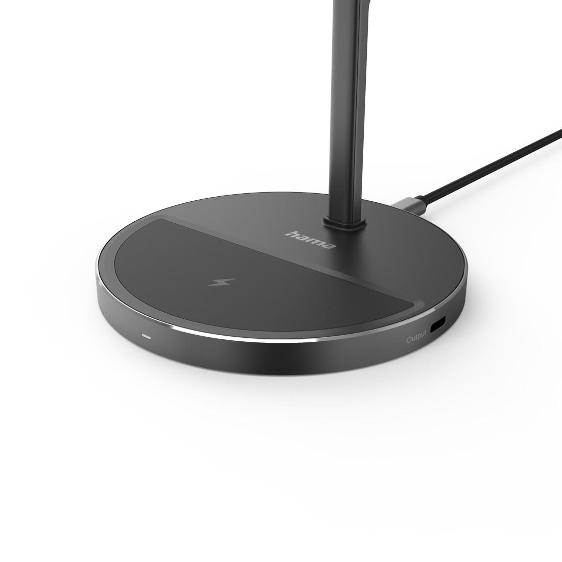 HAMA Drahtlose Ladestation 3 in 1, Qi2, 15 W, induktives Schnellladen