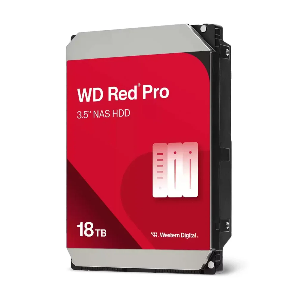 Хард диск WD Red Pro, 18TB NAS, 3.5", 512MB, 7200RPM, WD181KFGX