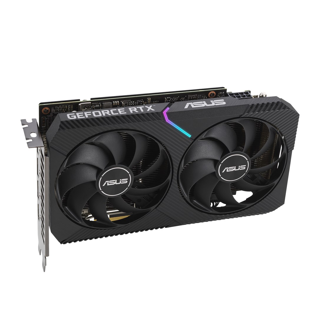 Scheda video ASUS Dual RTX 3060 V2 12GB GDDR6 192 bit - 90YV0GB3-M0NA10