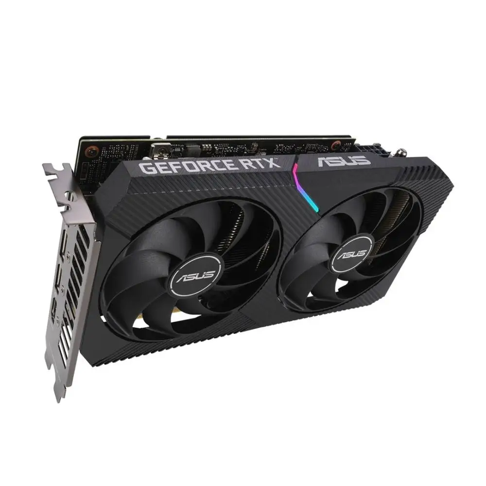 Scheda video ASUS Dual RTX 3060 V2 12GB GDDR6 192 bit - 90YV0GB3-M0NA10