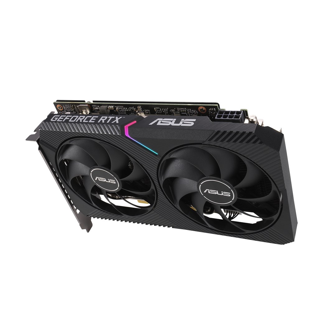 Scheda video ASUS Dual RTX 3060 V2 12GB GDDR6 192 bit - 90YV0GB3-M0NA10
