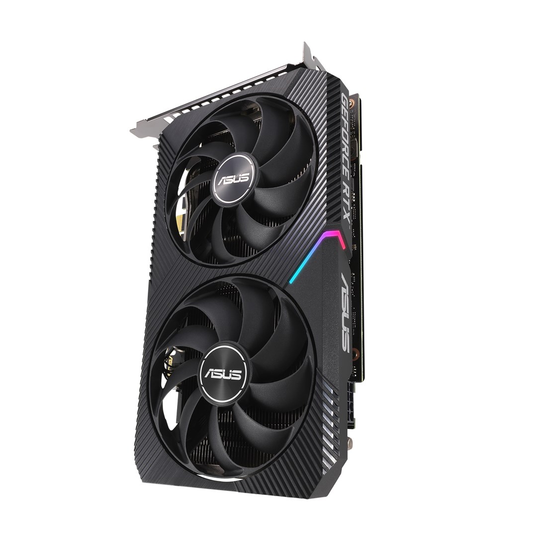 Scheda video ASUS Dual RTX 3060 V2 12GB GDDR6 192 bit - 90YV0GB3-M0NA10