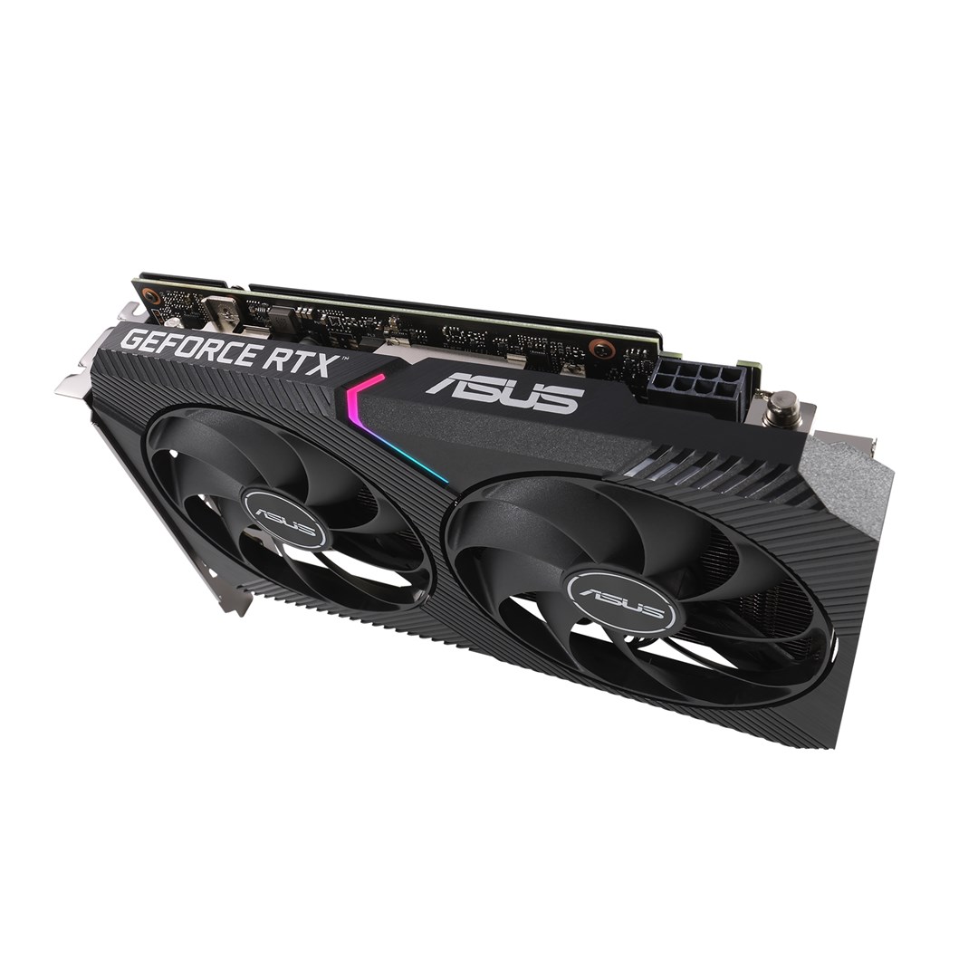 Scheda video ASUS Dual RTX 3060 V2 12GB GDDR6 192 bit - 90YV0GB3-M0NA10