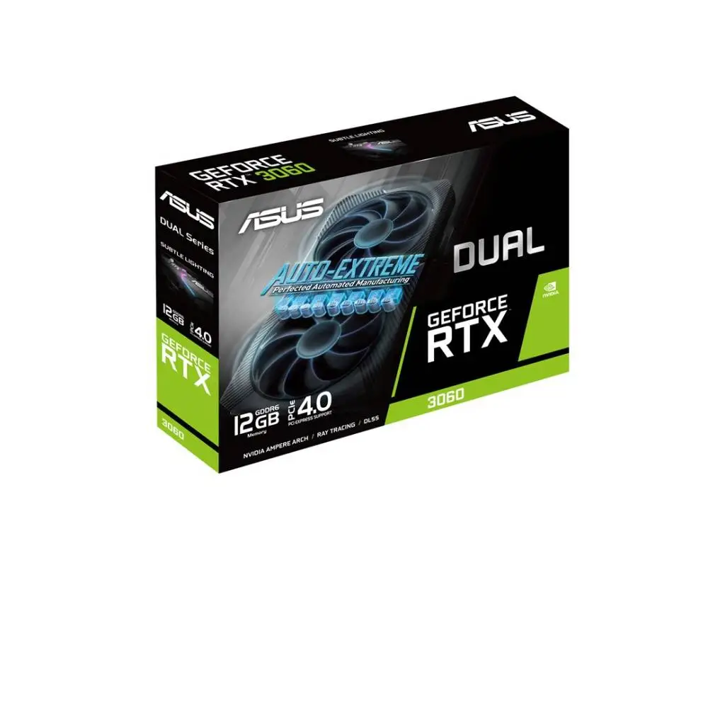 Scheda video ASUS Dual RTX 3060 V2 12GB GDDR6 192 bit - 90YV0GB3-M0NA10
