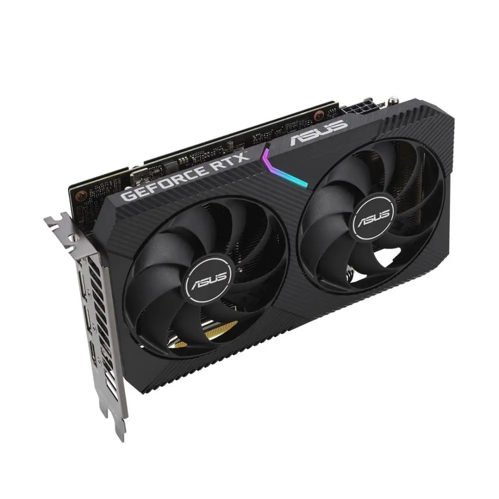 Scheda video ASUS Dual RTX 3060 V2 12GB GDDR6 192 bit - 90YV0GB3-M0NA10