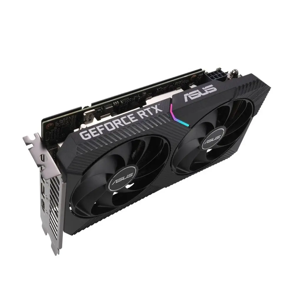 Scheda video ASUS Dual RTX 3060 V2 12GB GDDR6 192 bit - 90YV0GB3-M0NA10