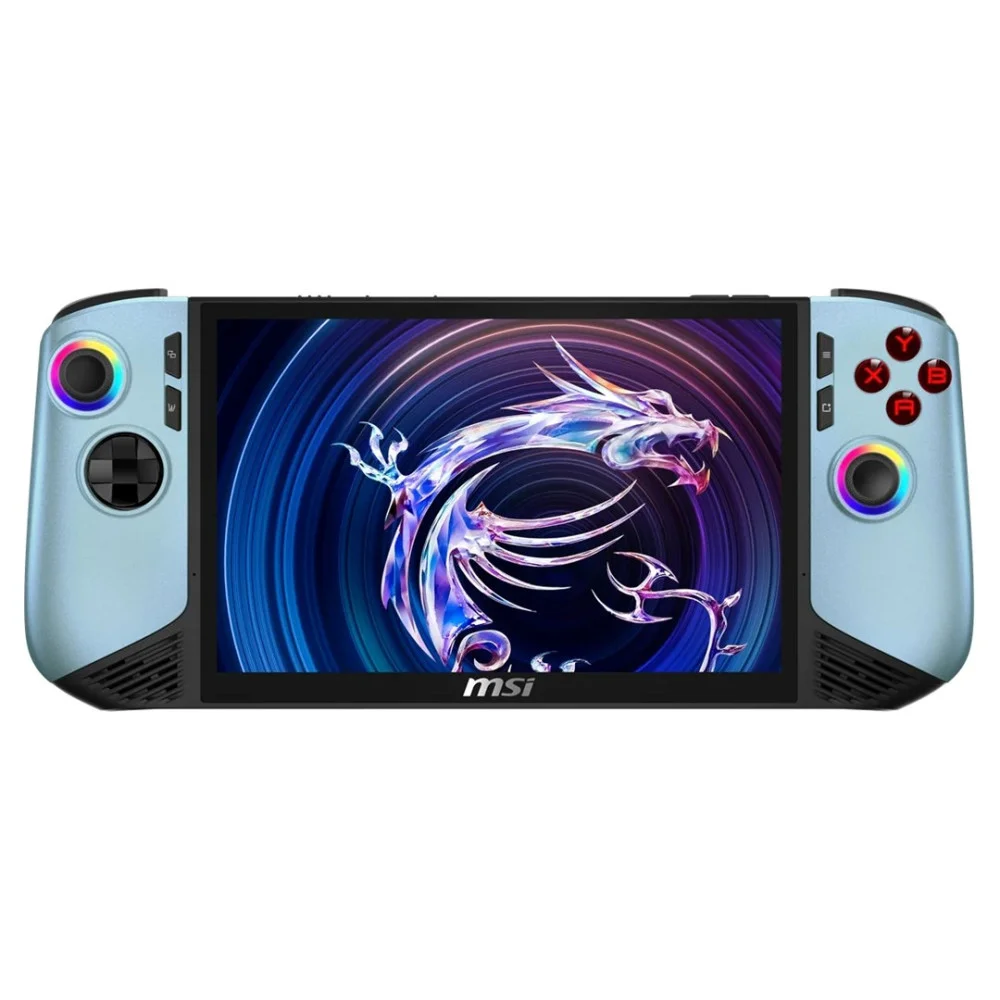 Портативна конзола MSI Claw 8 AI+ A2VM Glacier Blue Edition-254PL Ultra 7 258V 8"FHD Touch 120Hz 500nits IPS-Level panel 32GB LPDDR5x SSD1TB Intel Arc Win11