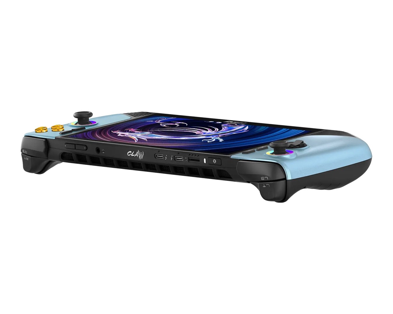 Портативная консоль MSI Claw 8 AI+ A2VM Glacier Blue Edition-254PL Ultra 7 258V 8"FHD Сенсорный 120Hz 500nits IPS-Level панель 32GB LPDDR5x SSD1TB Intel Arc Win11