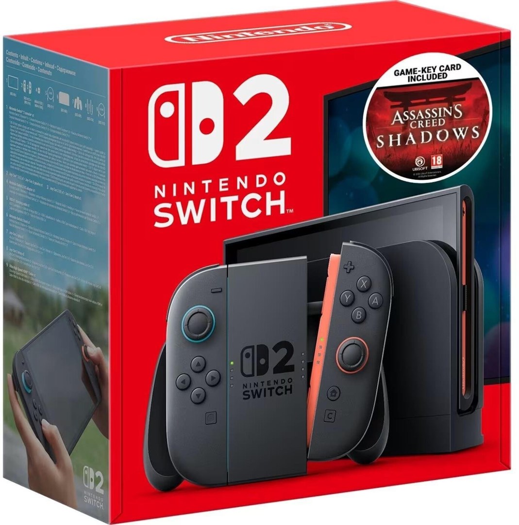 Портативна конзола Nintendo Switch 2 + Assassin Creed Shadows