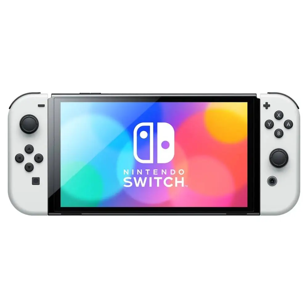 Портативная консоль Nintendo Switch OLED портативная игровая консоль 17.8 см (7") 64 ГБ Сенсорный экран Wi-Fi Черный, Белый