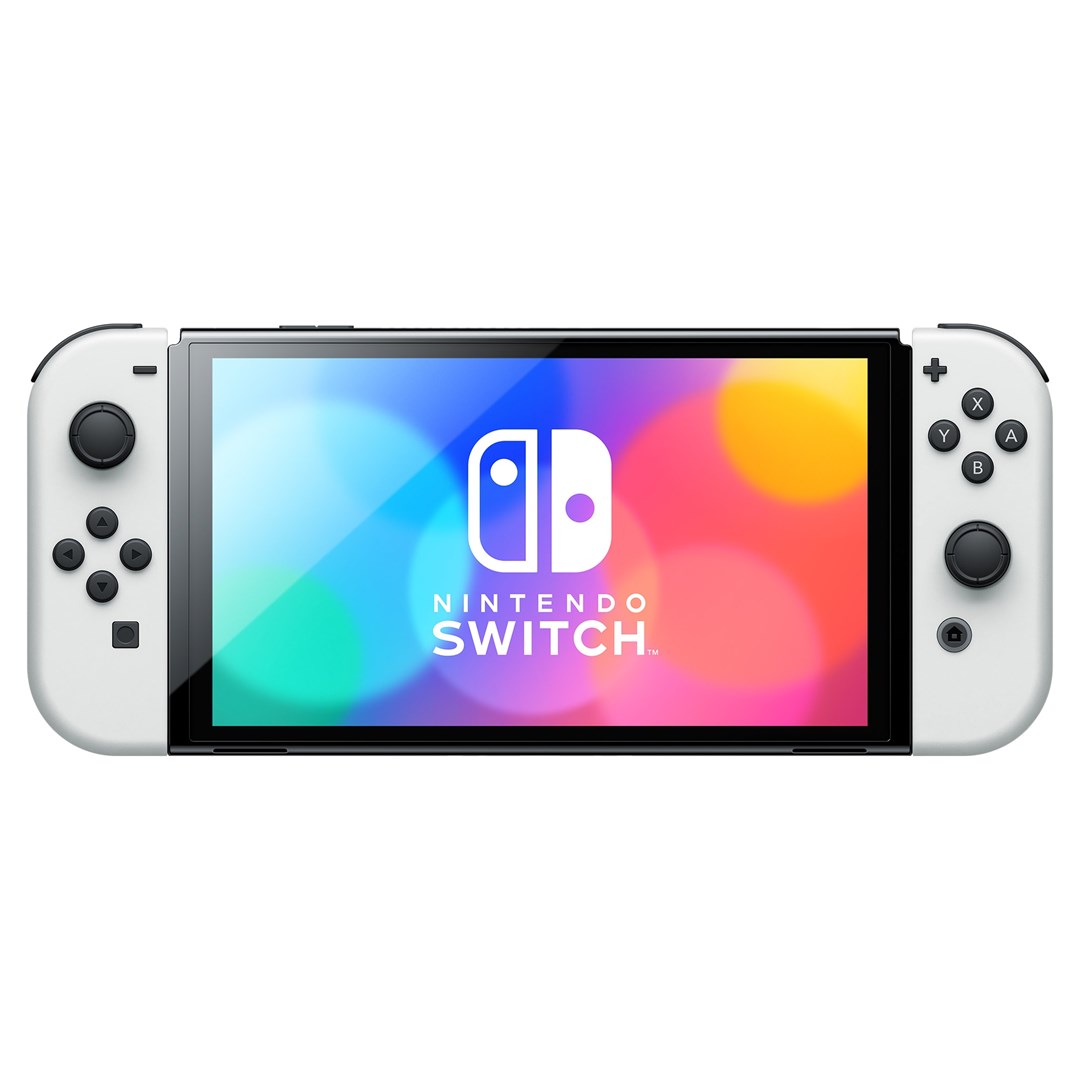 Portable console Nintendo Switch OLED portable game console 17.8 cm (7") 64 GB Touchscreen Wi-Fi Black, White