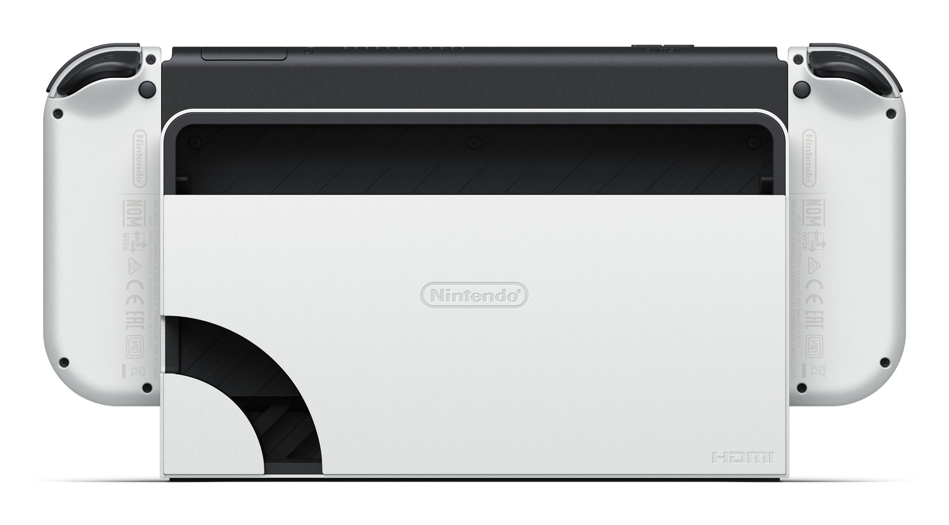 Portable console Nintendo Switch OLED portable game console 17.8 cm (7") 64 GB Touchscreen Wi-Fi Black, White