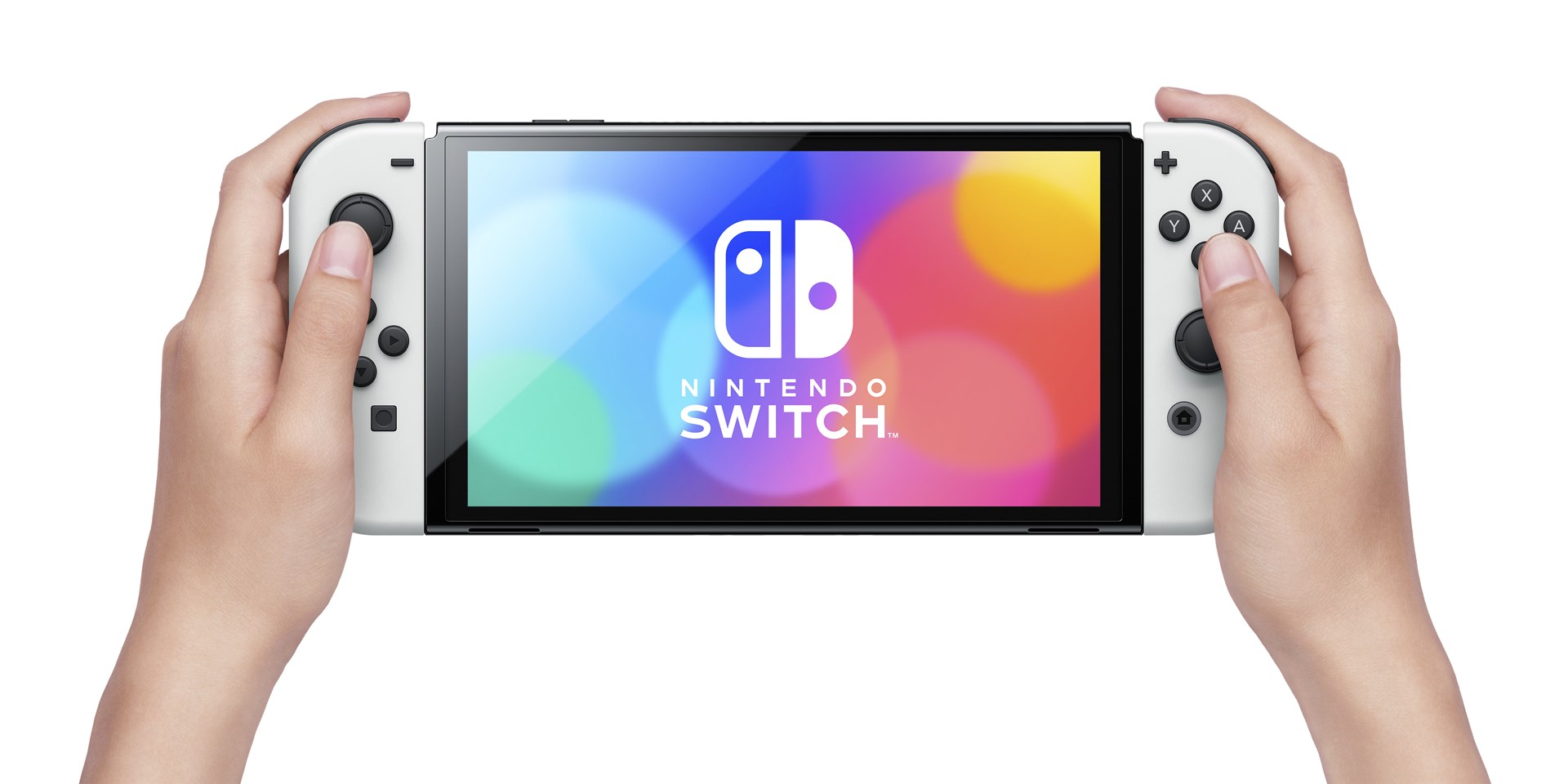 Portable console Nintendo Switch OLED portable game console 17.8 cm (7") 64 GB Touchscreen Wi-Fi Black, White