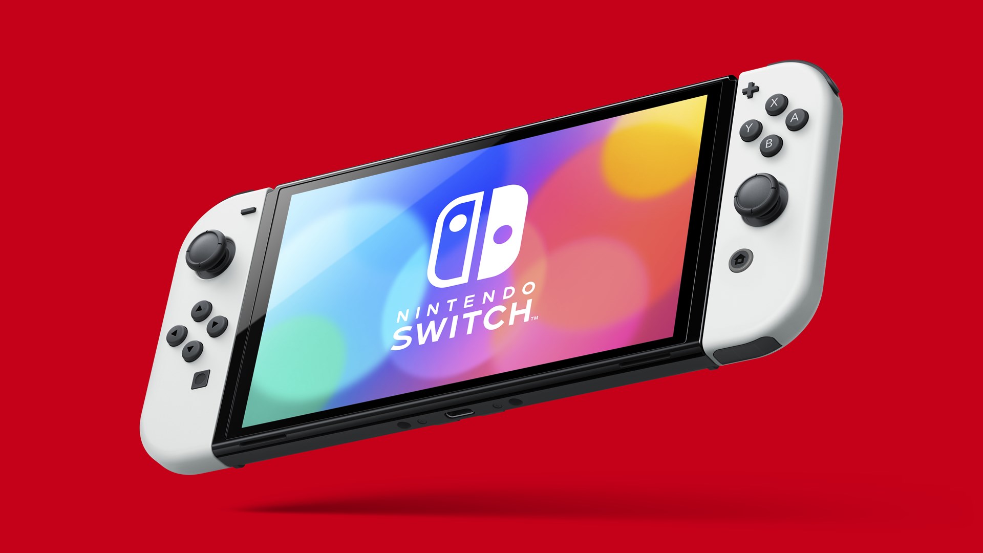Portable console Nintendo Switch OLED portable game console 17.8 cm (7") 64 GB Touchscreen Wi-Fi Black, White