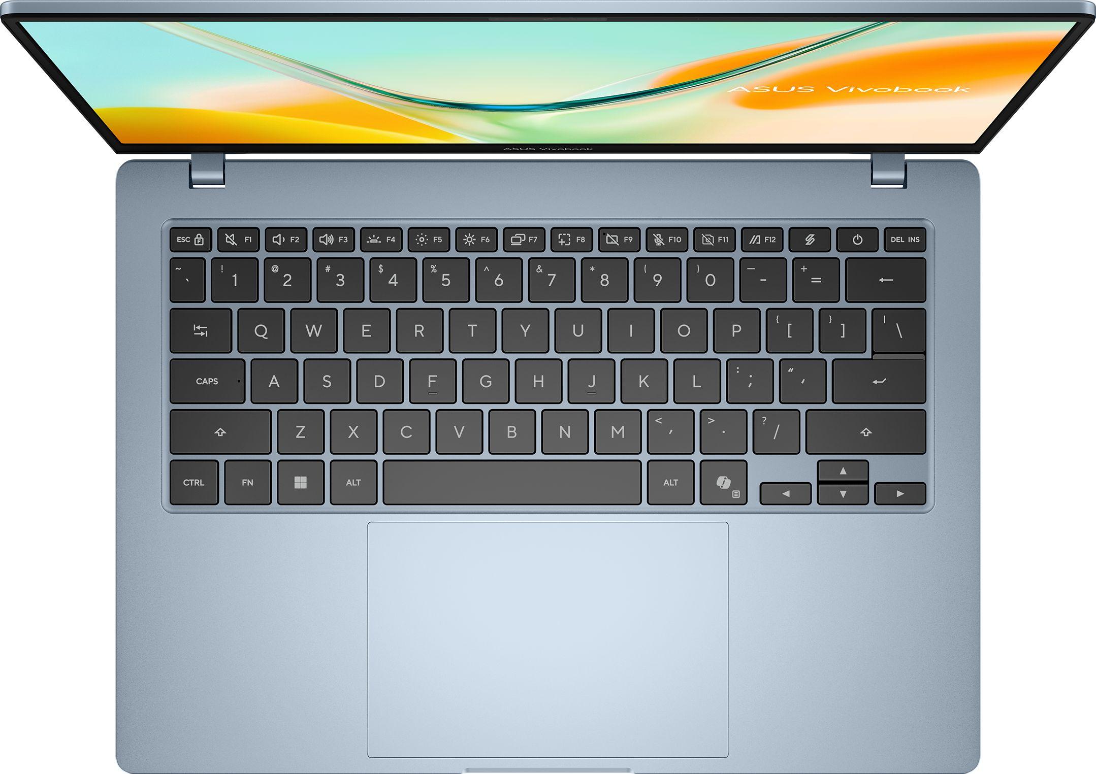 Laptop ASUS Vivobook S14 S5408QA-TM274W - 14.0" IPS Full HD+, Qualcomm Snapdragon X X1-26-101, 8GB LPDDR5X, 256GB SSD - Win11 Home