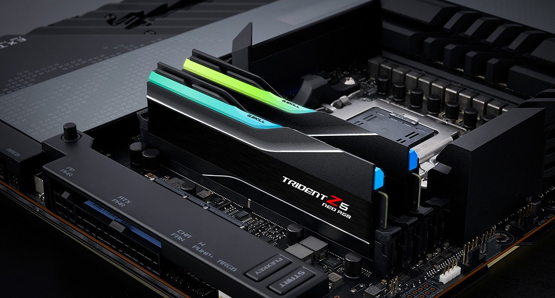 Памет G.Skill Trident Z5 Neo RGB 32 GB (2x16GB) DDR5 6000MHz CL30 EXPO/XMP - F5-6000J3038F16GH2-TZ5NR