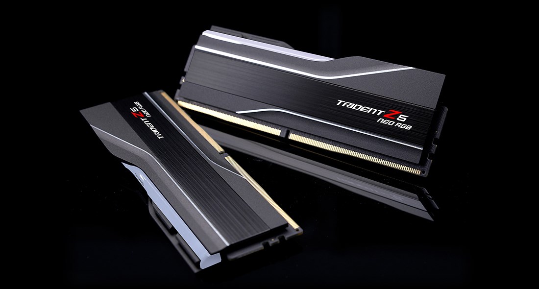 Памет G.Skill Trident Z5 Neo RGB 32 GB (2x16GB) DDR5 6000MHz CL30 EXPO/XMP - F5-6000J3038F16GH2-TZ5NR