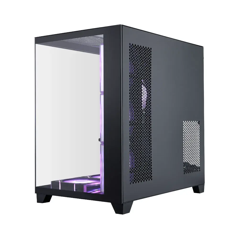 Gehäuse 1stPlayer MEGAVIEW MV8 Black Case ATX + 7 x 120mm ARGB Fans