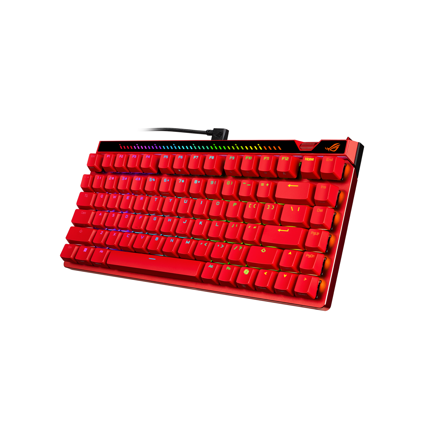 Геймърска Механична Клавиатура ASUS ROG Falchion Ace 75 HE Red - ROG HFX V2 Magnetic Switch