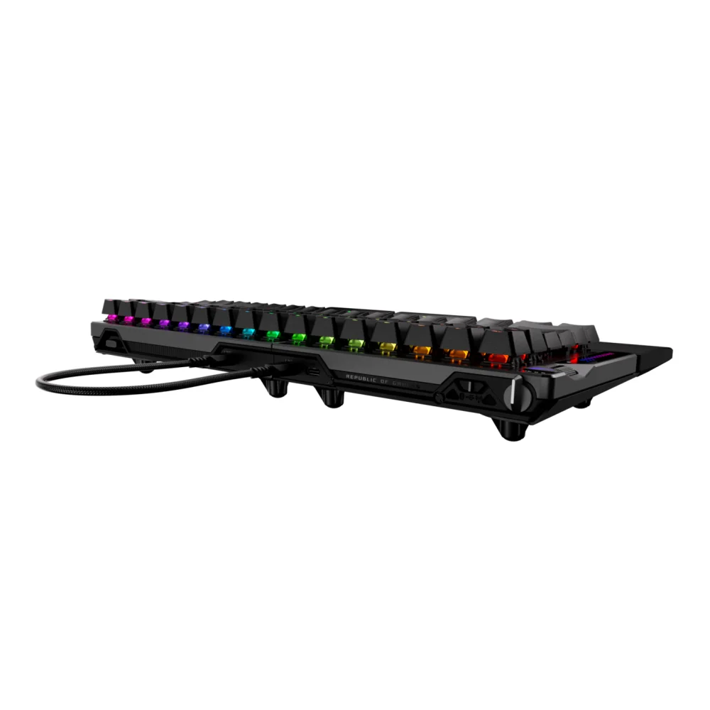 Геймърска безжична Клавиатура ASUS ROG Falcata 75% - ROG HFX V2 Magnetic Switch