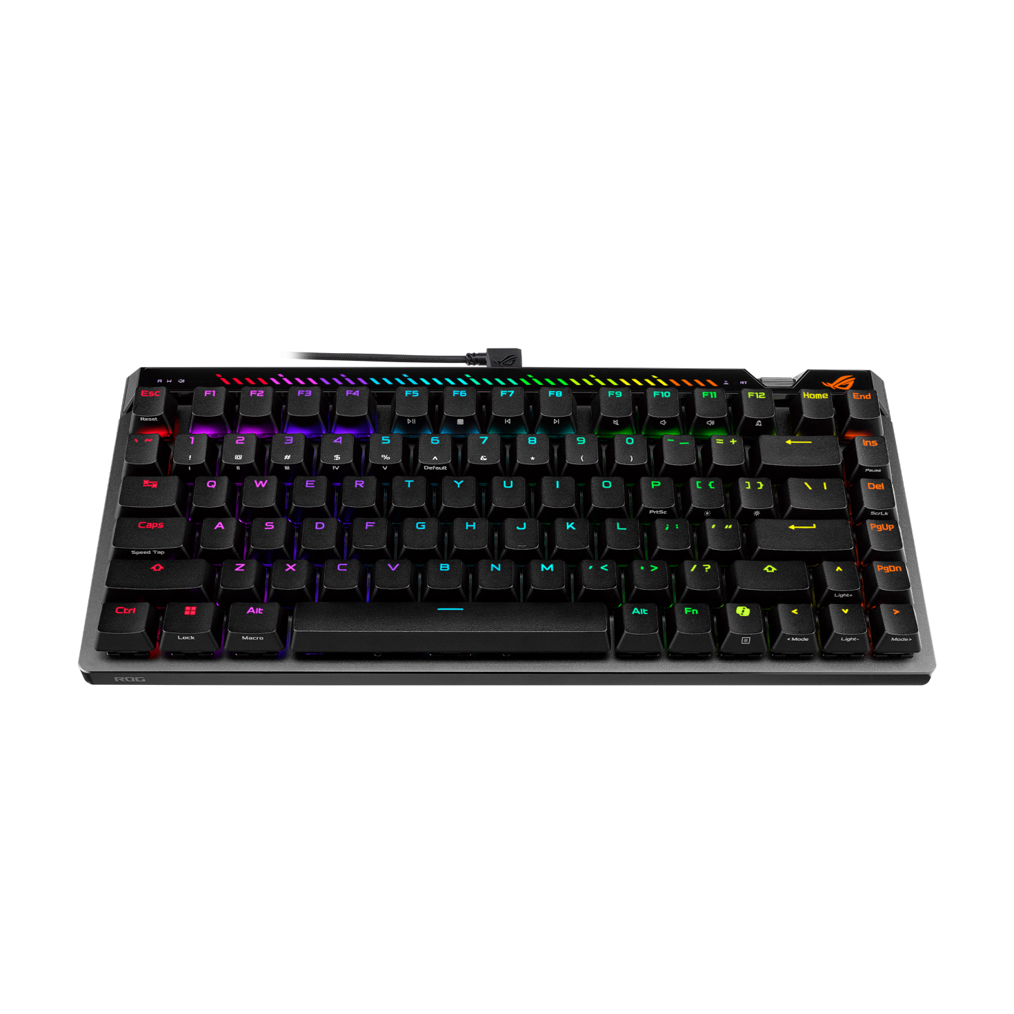 Геймърска Механична Клавиатура ASUS ROG Falchion Ace 75 HE Black - ROG HFX V2 Magnetic Switch