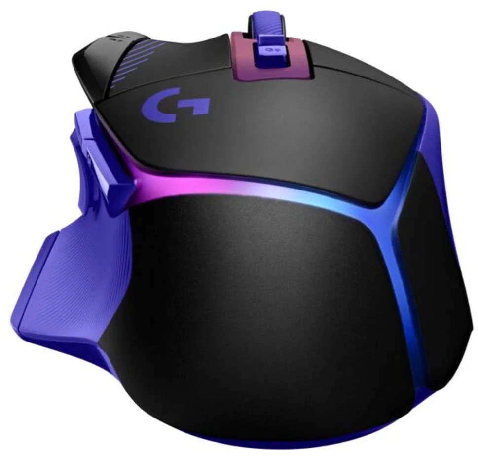 Геймърска безжична мишка Logitech G502 X Plus Lightsync RGB - Dark Lilac
