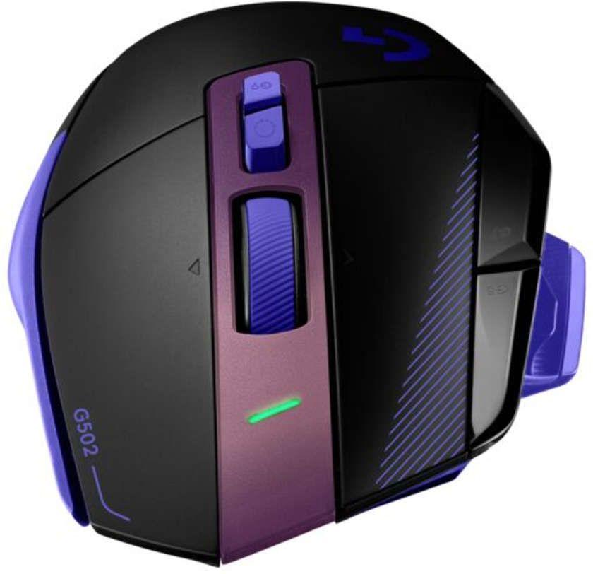 Геймърска безжична мишка Logitech G502 X Plus Lightsync RGB - Dark Lilac