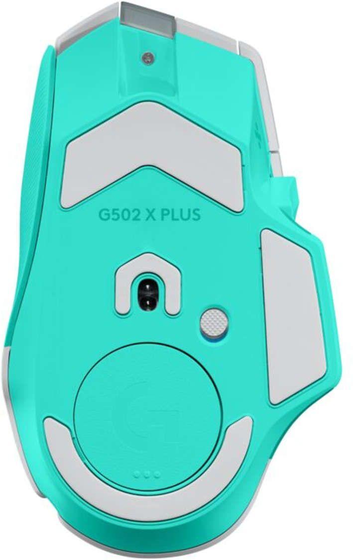 Игровая беспроводная мышь Logitech G502 X Plus Lightsync RGB - Mint
