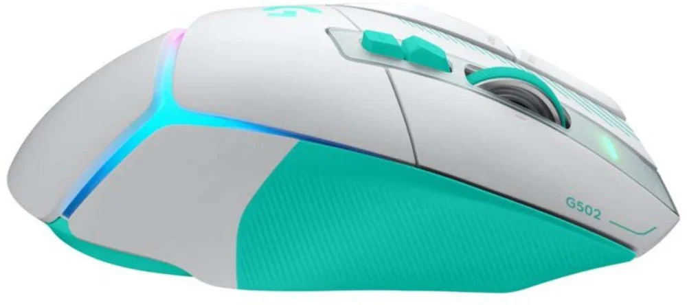 Игровая беспроводная мышь Logitech G502 X Plus Lightsync RGB - Mint