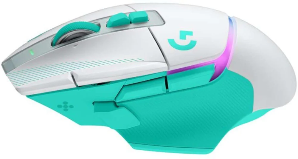 Игровая беспроводная мышь Logitech G502 X Plus Lightsync RGB - Mint