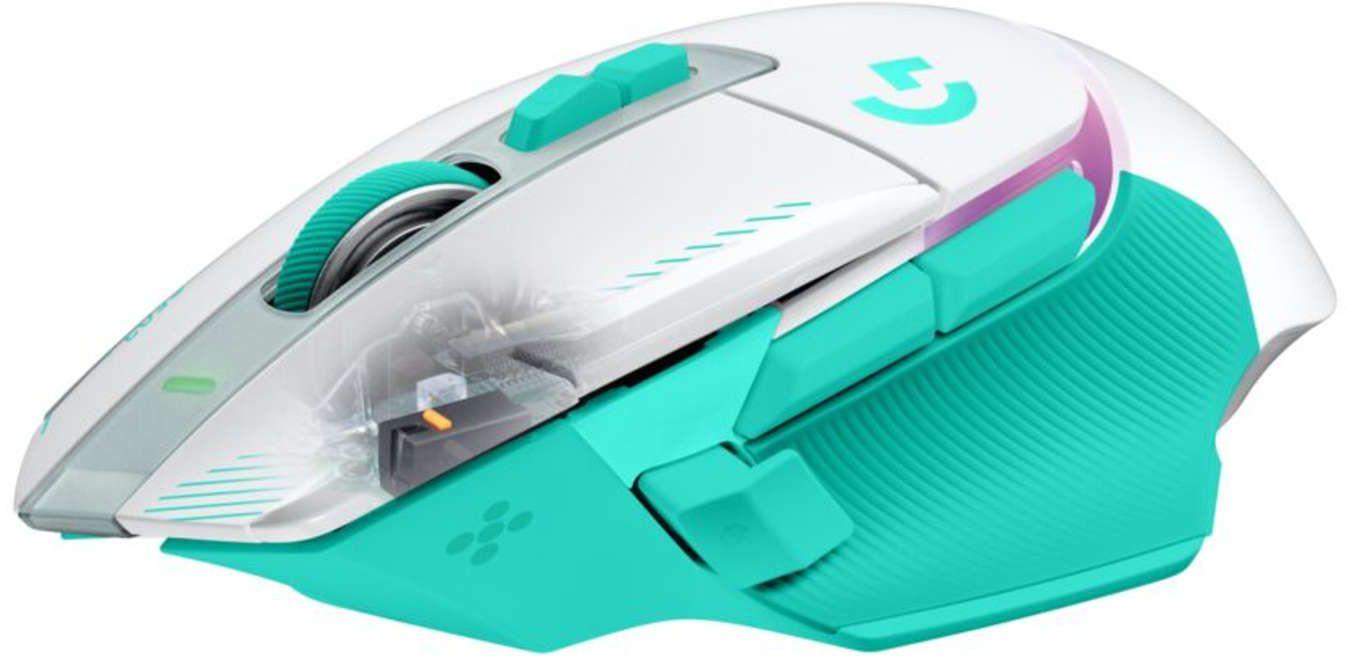 Игровая беспроводная мышь Logitech G502 X Plus Lightsync RGB - Mint