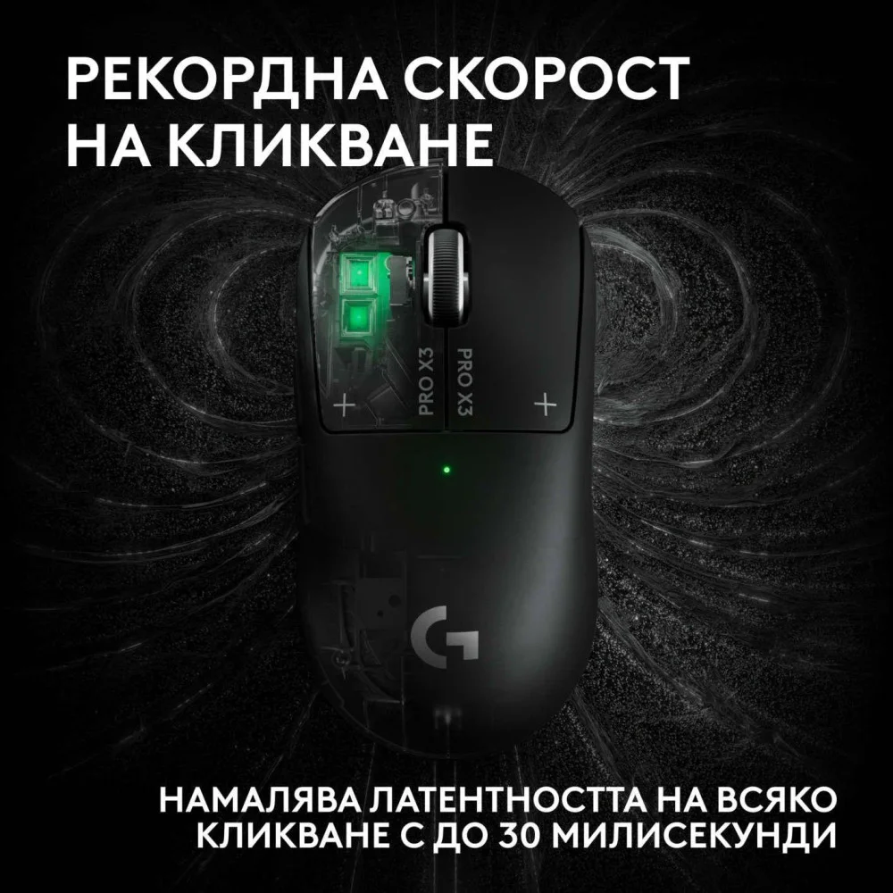 Игровая мышь Logitech G Pro X3 Superstrike - Midnight Black