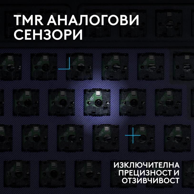 Геймърска механична клавиатура Logitech G512 X 98 - Dual Swap Linear Analog/Mechanical Switch - Black