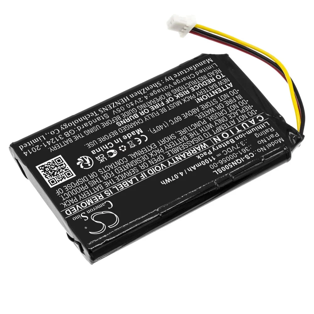 Batterie pour GPS GARMIN Nuvi 30, Nuvi 50, Drive 50 LM 3,7V 1100mAh LiIon Cameron Sino