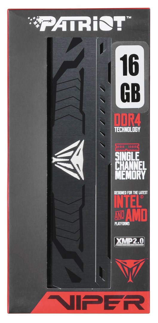 Пам'ять Patriot Viper Steel DDR4 16GB (1x16GB) CL18 XMP - PVS416G360C8