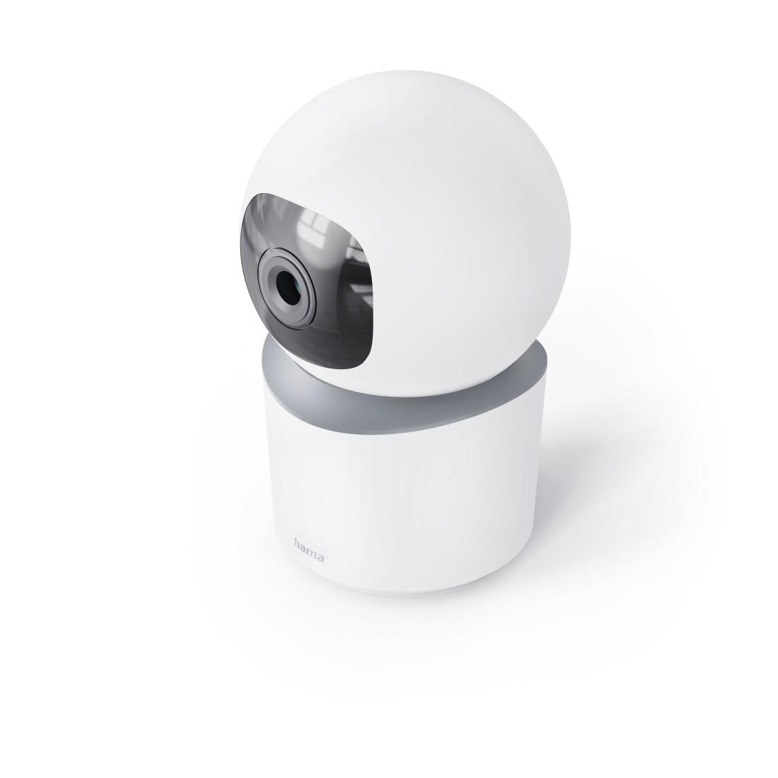 HAMA Wi-Fi камера, за закрити помещения, записваща, въртяща се, бяла
