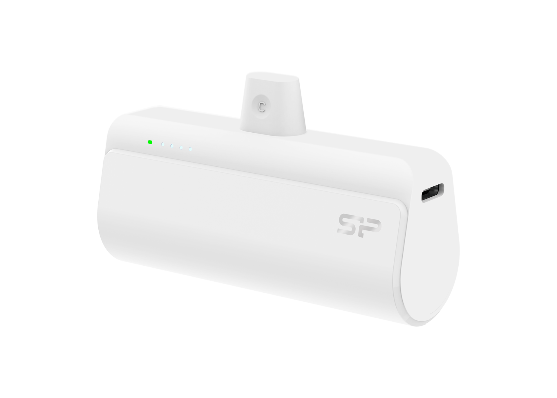 Външна батерия Silicon Power QD50 5000 mAh - Бял