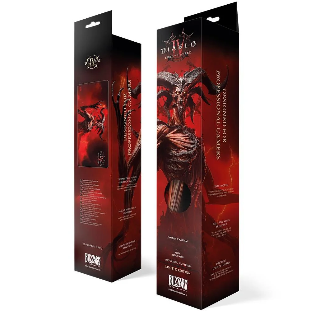 Геймърски пад Diablo IV: Lord of Hatred - Mephisto, XL