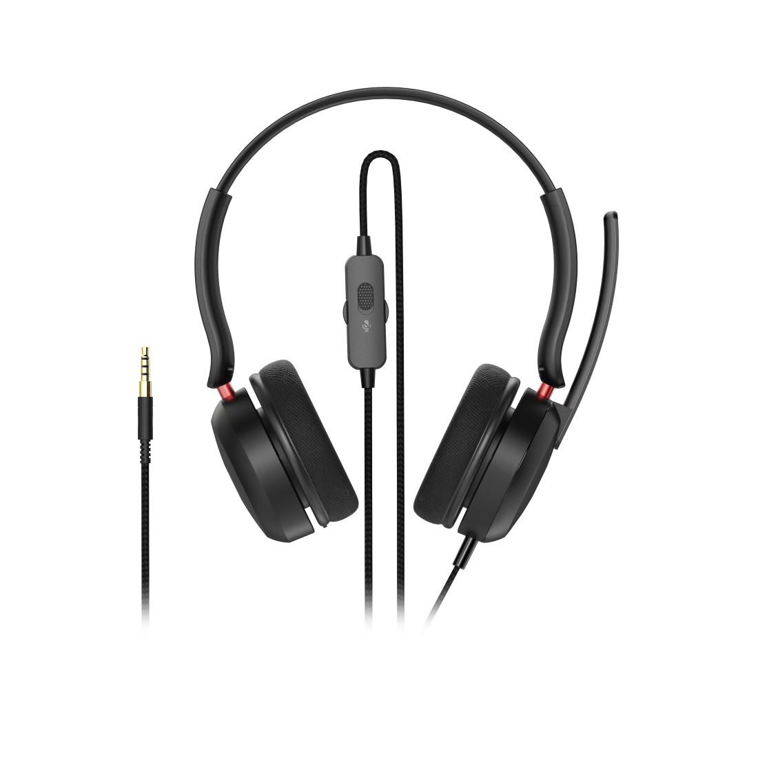 HAMA Слушалки с микрофон „CHS-200“, USB-C / 3.5mm жак, кабел 2 м